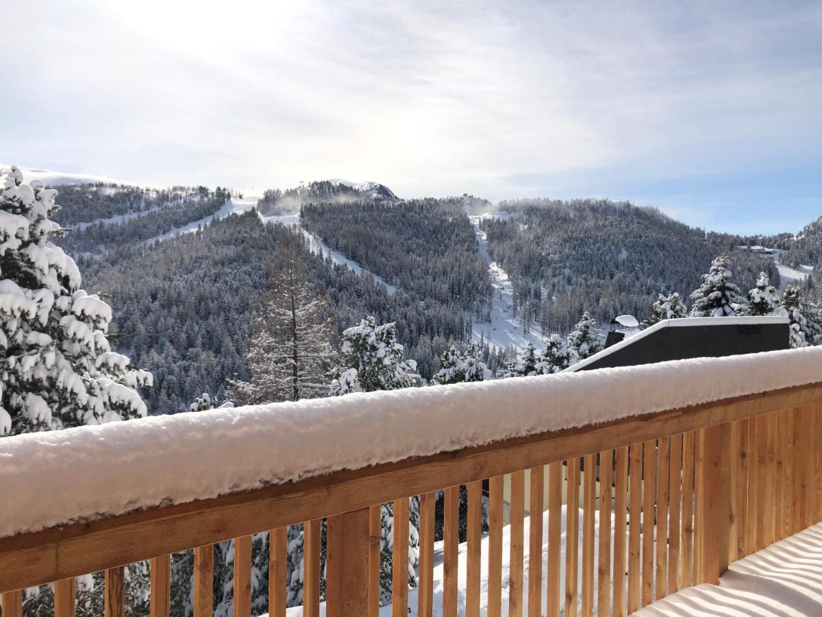 Auszeit Ferienhaus Fur 6 Personen ,Mit Grosser Terrasse Und Panoramablick, Turracher Hohe -A1 Haus 436 A Links- Buitenkant foto
